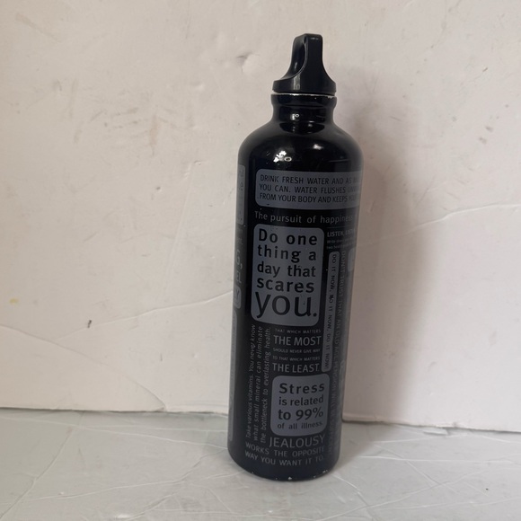 Black Motivational Water Bottle - Picture 4 of 15